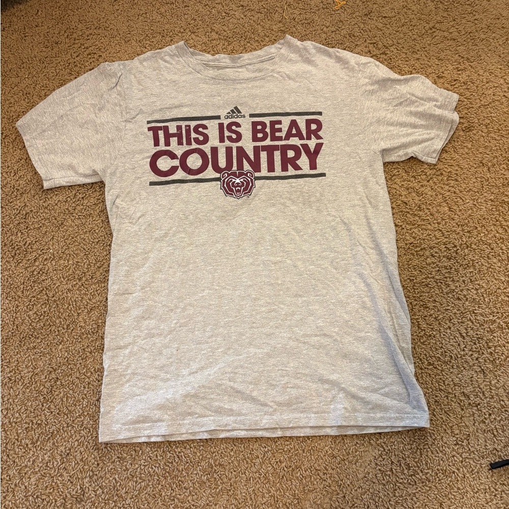 Missouri St Adidas Gray 'Bear Country' T-Shirt